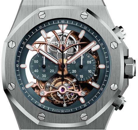 audemars piguet tourbillon in acciaio cronograph royal oak|audemars piguet royal oak price.